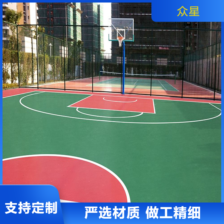 咸宁市篮球场硅PU篮球场硅PU - 厂家